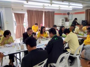 นายสำราญ สาราบรรณ์ รองอธิบดีกรมส่งเสริมการเกษตร ร่วมประชุมพร้อมกับ เกษตรจังหวัด 14 จังหวัดภาคใต้