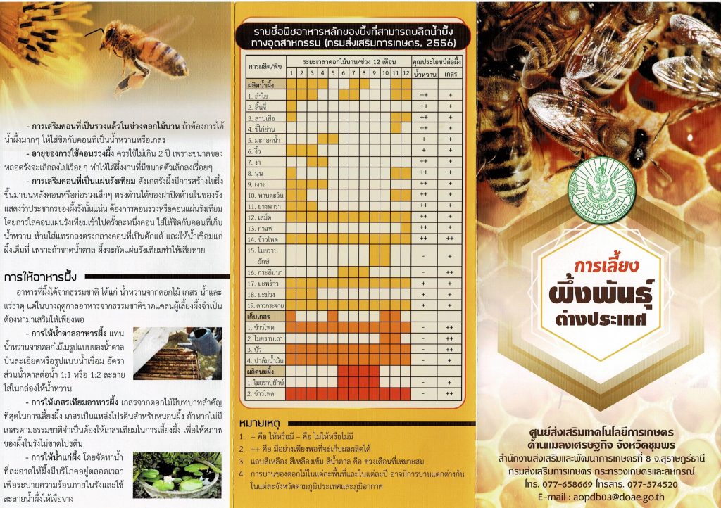 การเลี้ยงผึ้งพันธุ์ต่างประเทศ