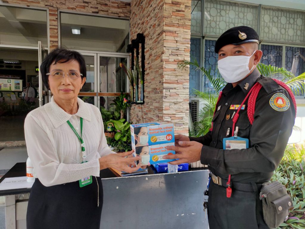 ขอเชิญร่วมสนับสนุนหน้ากากอนามัยแด่พี่ ๆ รปภ.
