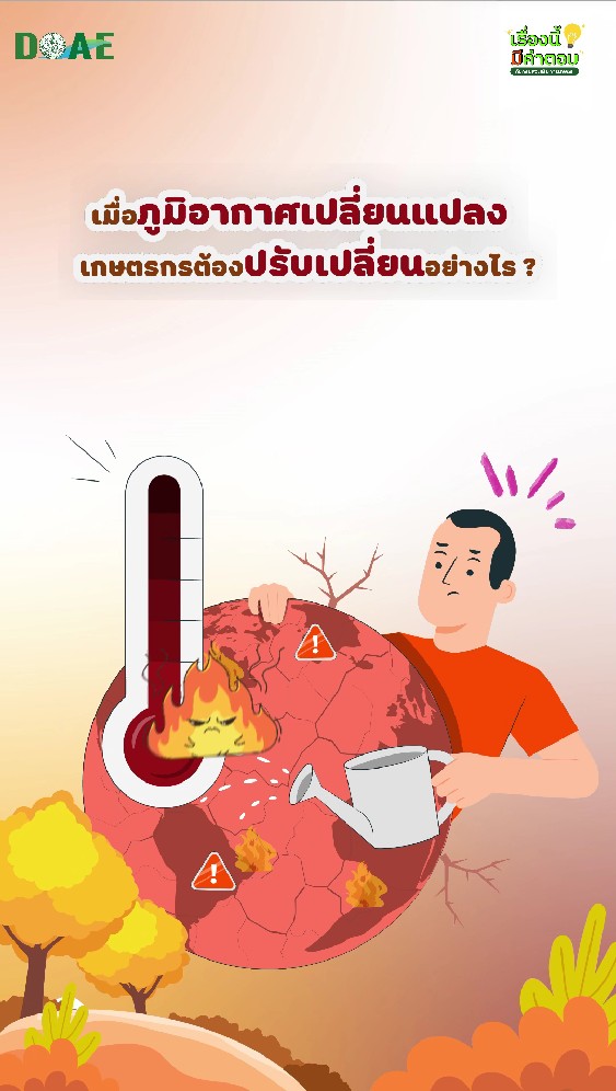 เมื่อภูมิอากาศเปลี่ยนแปลง เกษตรกรต้องปรับเปลี่ยนอย่างไร?