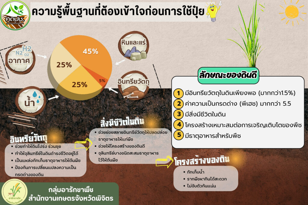 ความรู้พื้นฐานที่ต้องเข้าใจการใช้ปุ๋ย