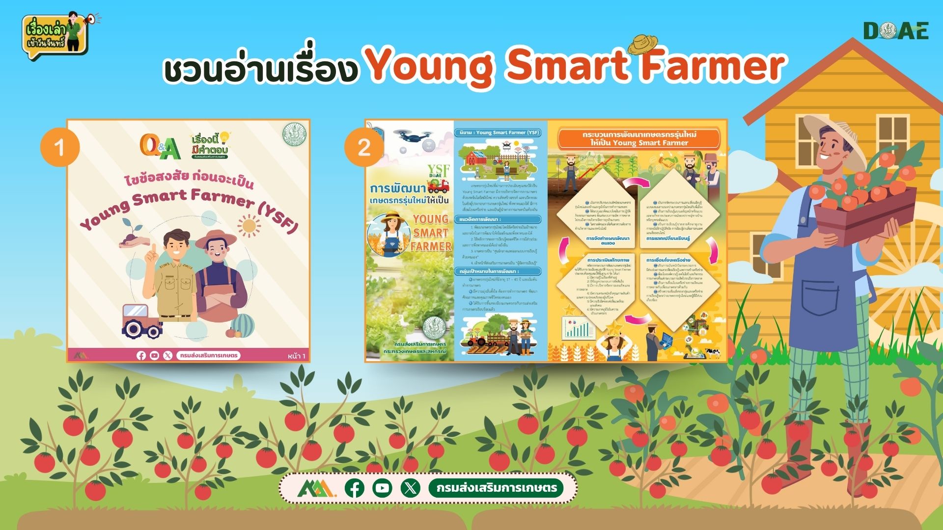 เรื่องเล่าเช้าวันจันทร์ "Young Smart Farmer"