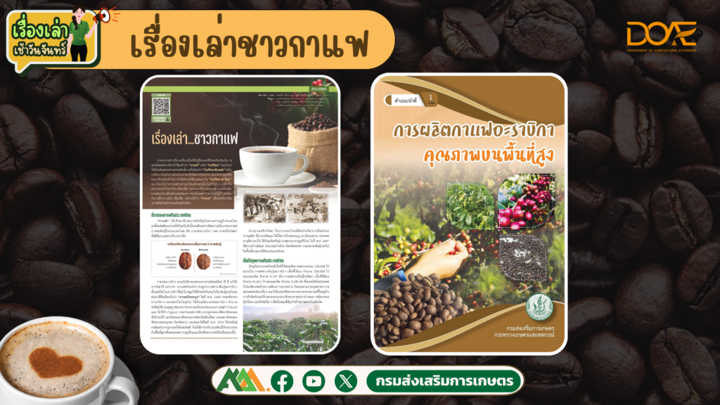 เรื่องเล่าเช้าวันจันทร์ "เรื่องเล่า...ชาวกาแฟ เรื่องเล่าเช้าวันจันทร์ "เรื่องเล่า...ชาวกาแฟ