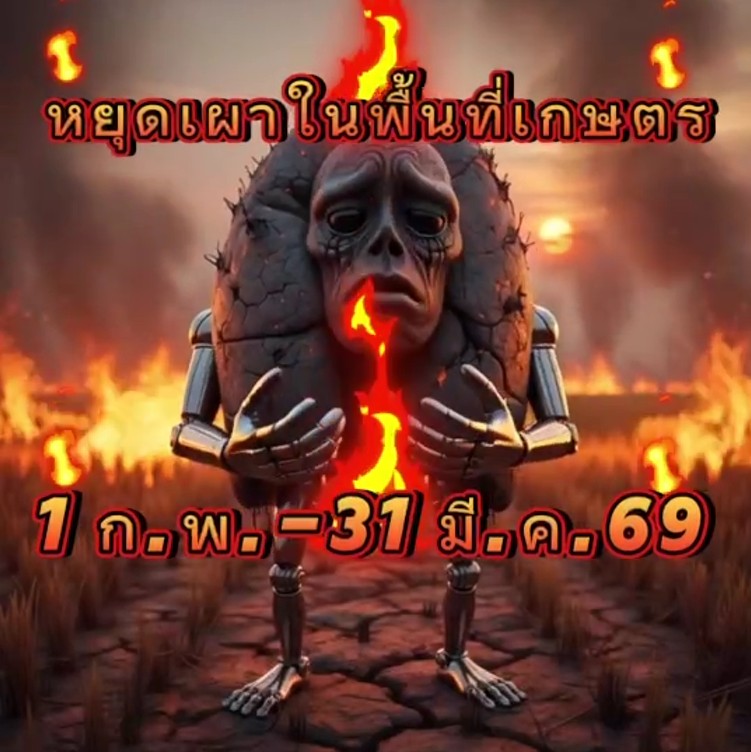 หยุดเผาในพื้นที่เกษตร หยุดเผาในพื้นที่เกษตร