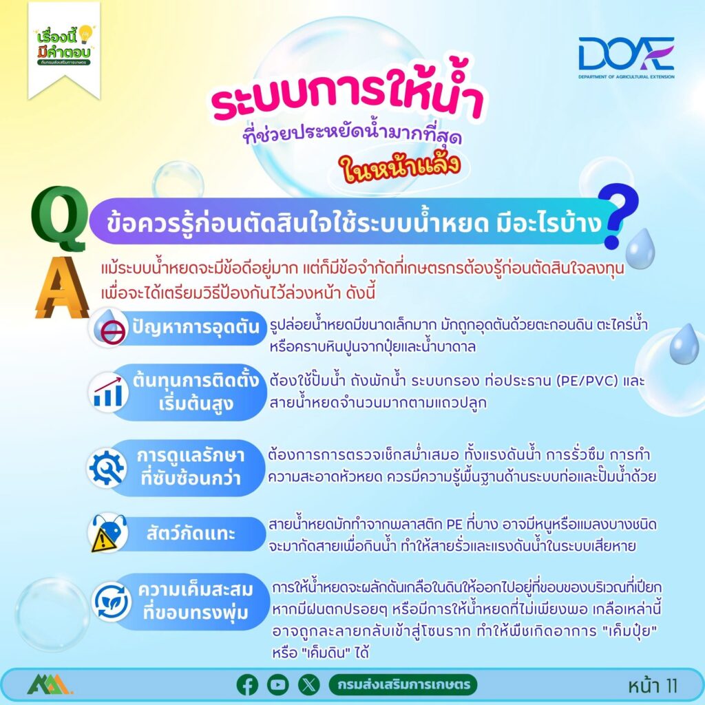 ระบบการให้น้ำ ที่ช่วยประหยัดน้ำมากที่สุดในหน้าแล้ง ระบบการให้น้ำ ที่ช่วยประหยัดน้ำมากที่สุดในหน้าแล้ง